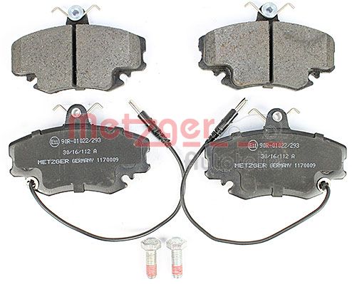 METZGER 1170009 Bremsbelagsatz, Scheibenbremse